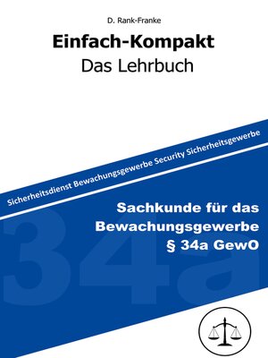 cover image of Sachkundeprüfung gem. § 34a GewO